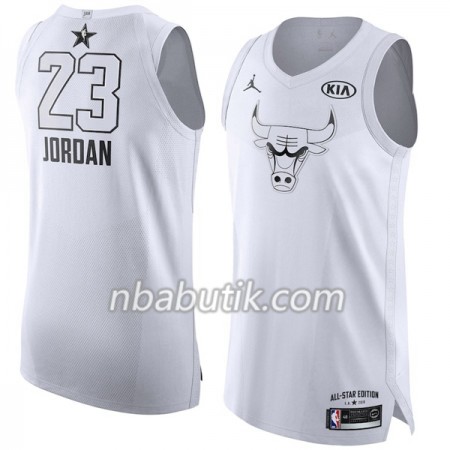 NBA Mænd Trøje Chicago Bulls Michael Jordan 23 2018 All Star Jordan Brand Hvid Swingman